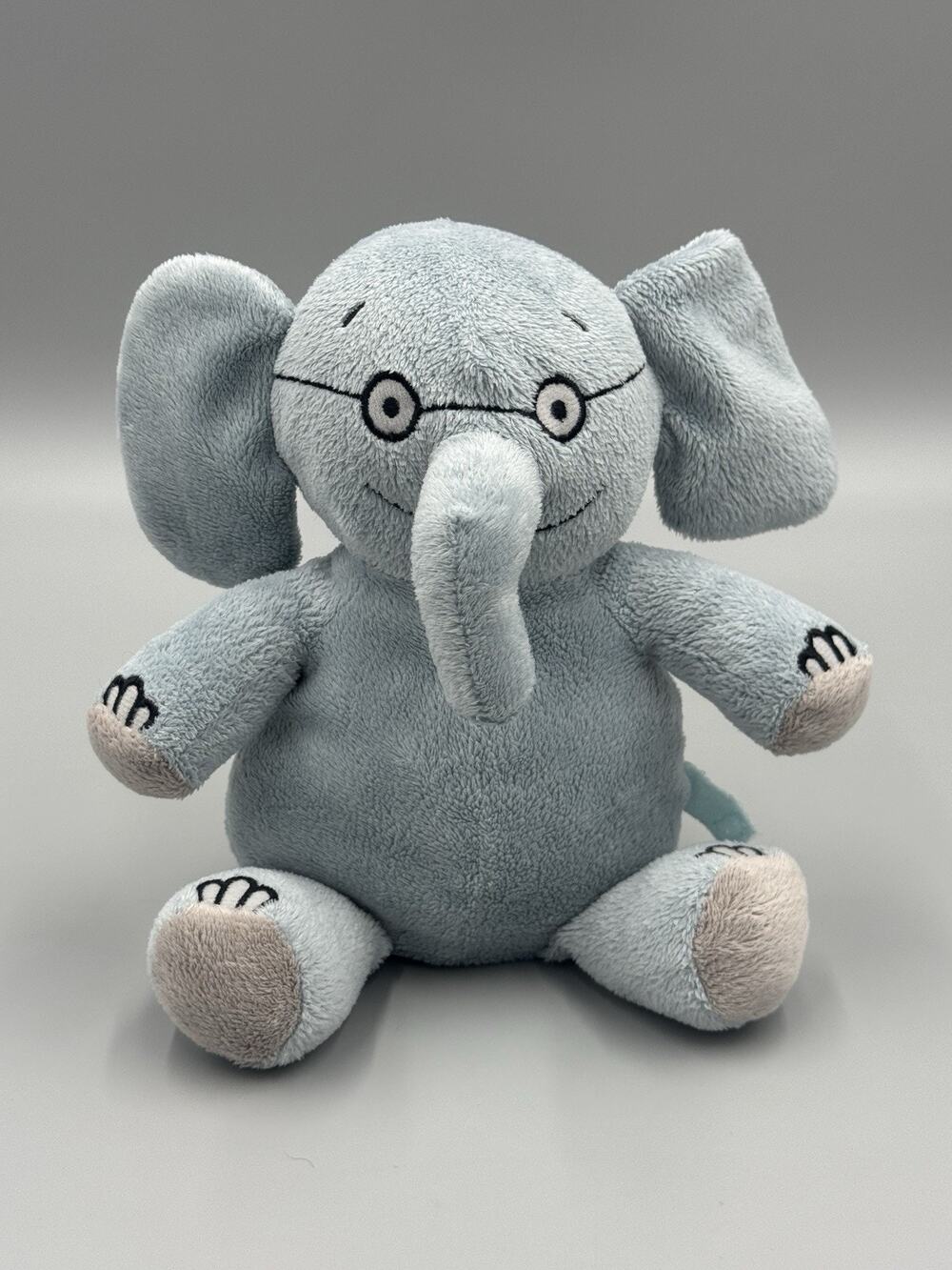 Yottoy Mo Willems Elephant Plush 9 Inch Stuffed Animal